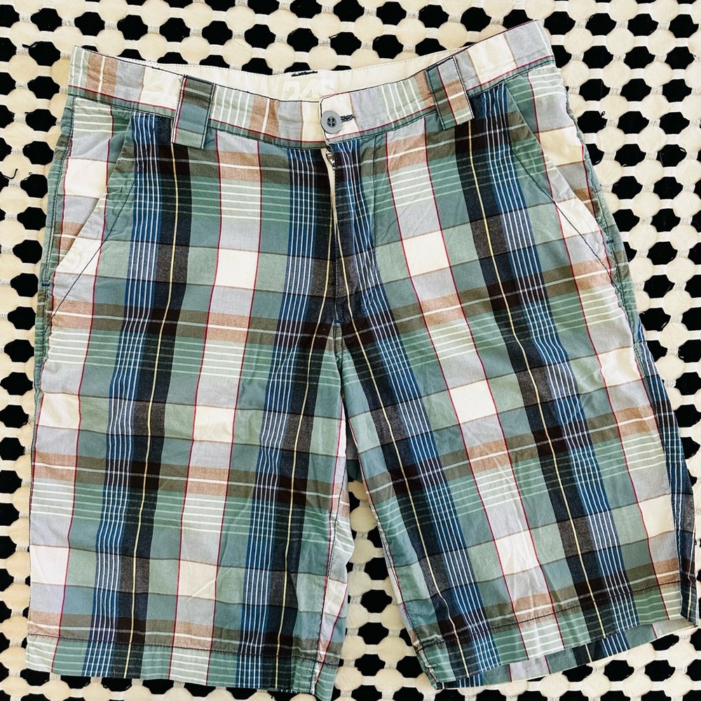 Men's Plaid Shorts - Multicolor